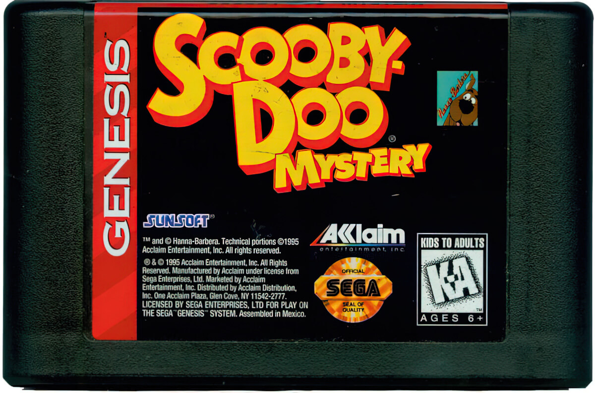 Лицензионный картридж Scooby Doo Mystery для Genesis